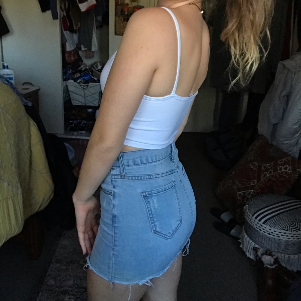 Brandy Melville Jean skirt